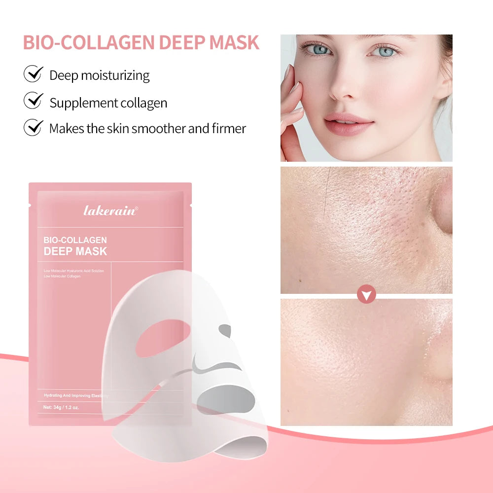 Lakerain™ Bio-Collagen Face Mask – Hydrating, Lifting & Glowing Skin